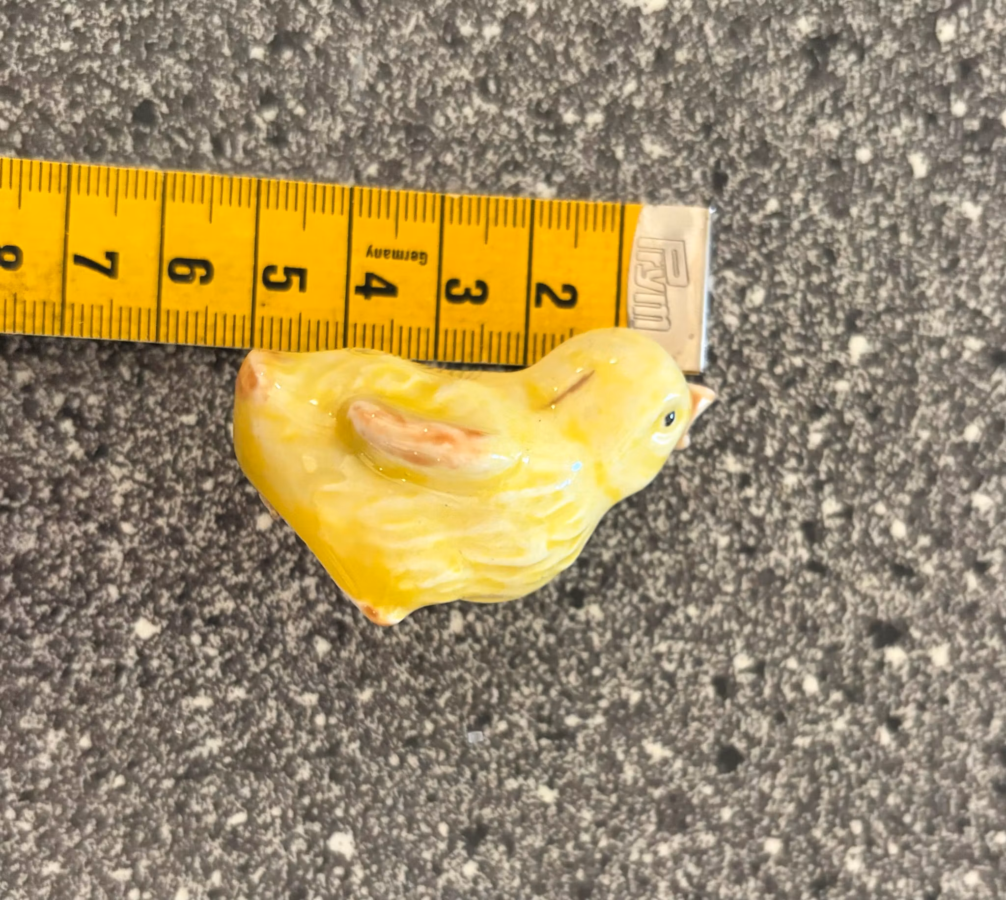 Vintage påskekylling i keramik – Sød retro påskepynt