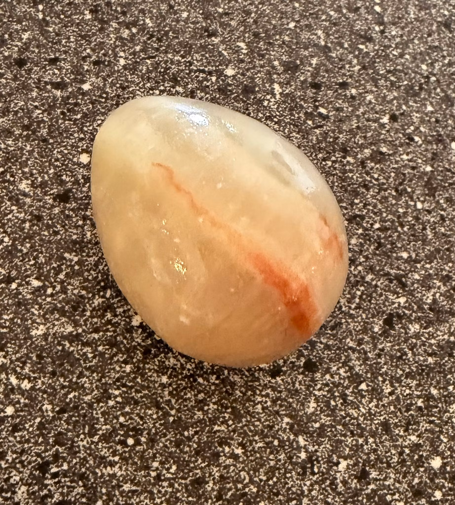 Smukke vintage stenæg / krystalæg i onyx og agat