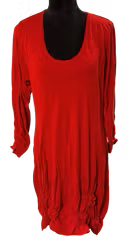 Mira Mia "Bubble" Ballontunika – Klar Rød str. 50-52 (XXL)