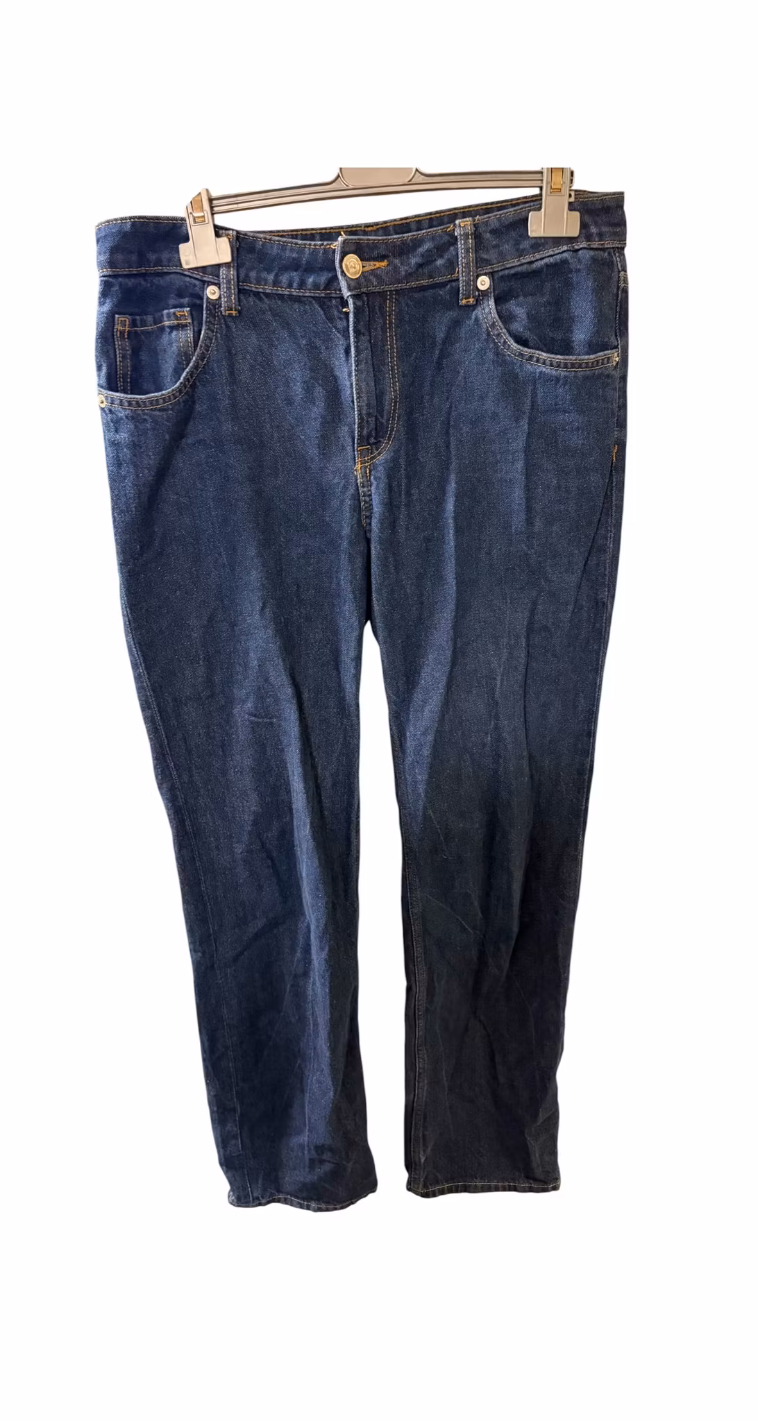 H&M Straight Leg Jeans – Mørkeblå – Str. 38