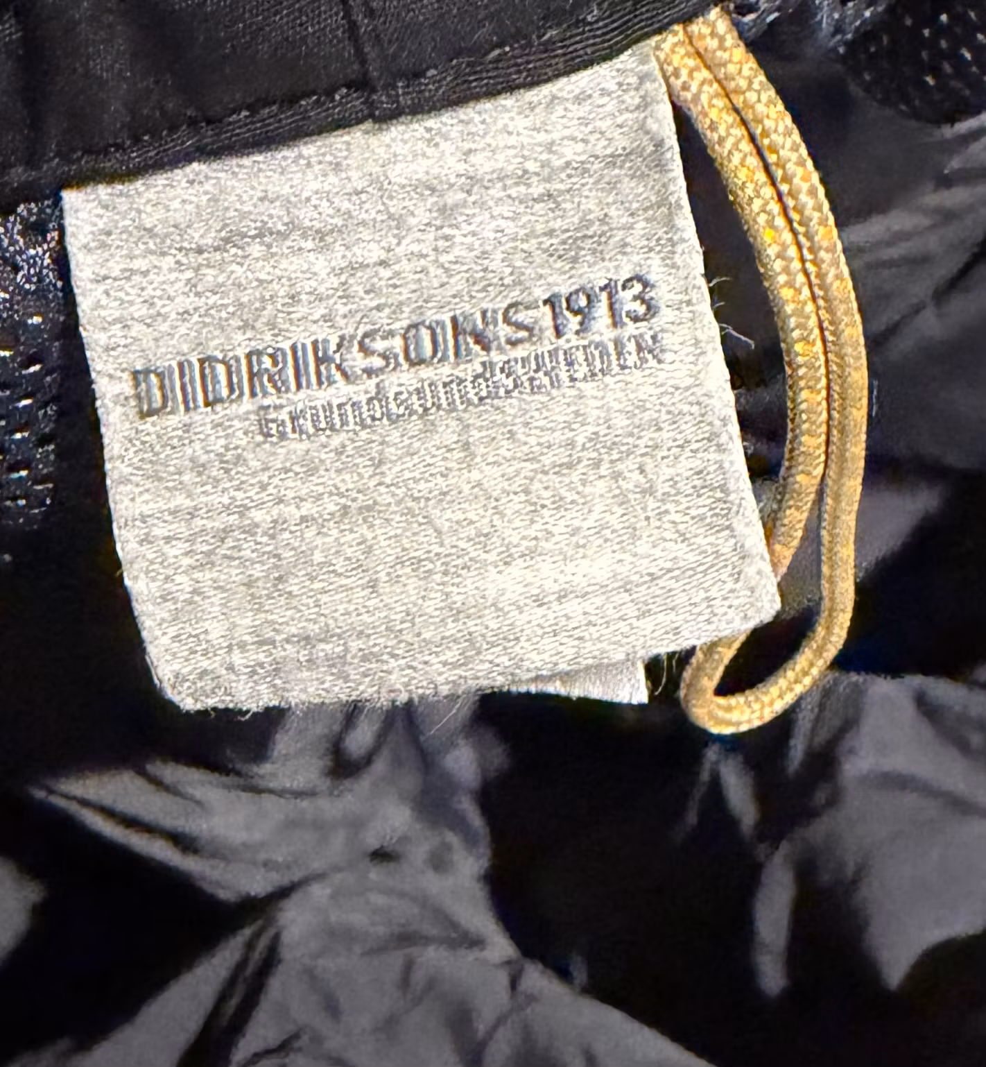 Didriksons 1913 Regnbukser – Str. 40 – Sort