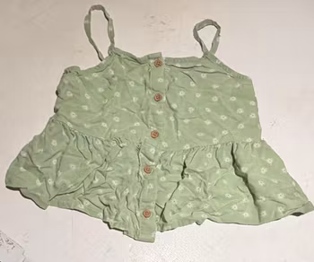 H&M peplumtop med blomster – str. 140