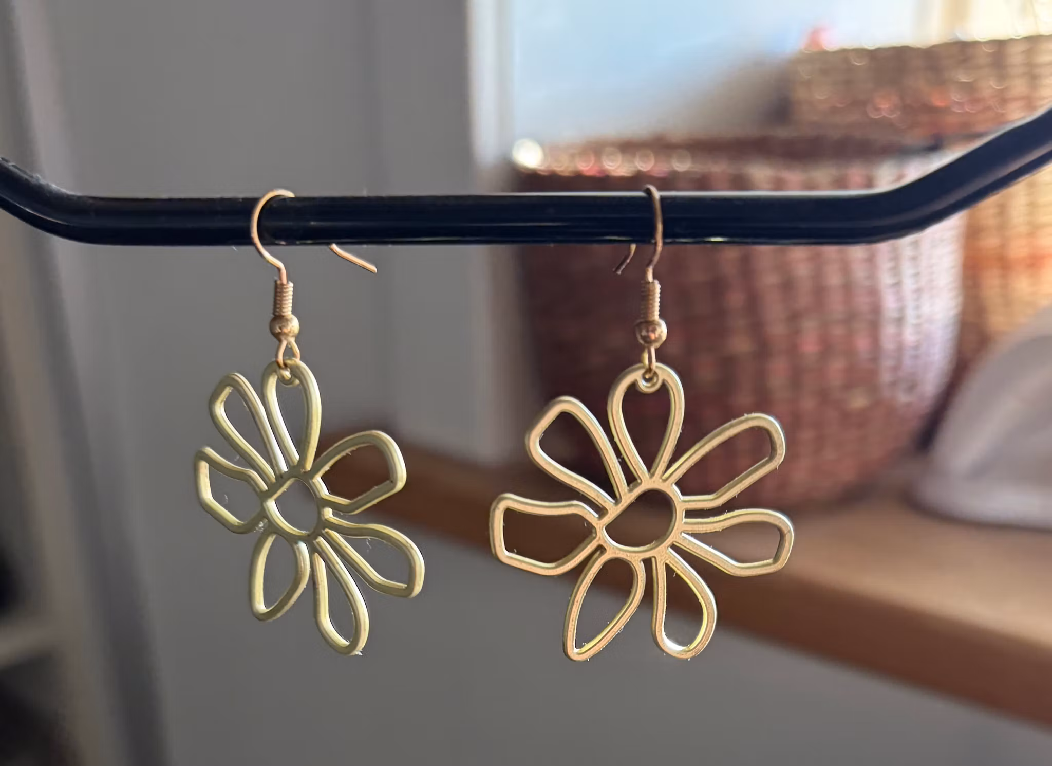 Guldblomst øreringe