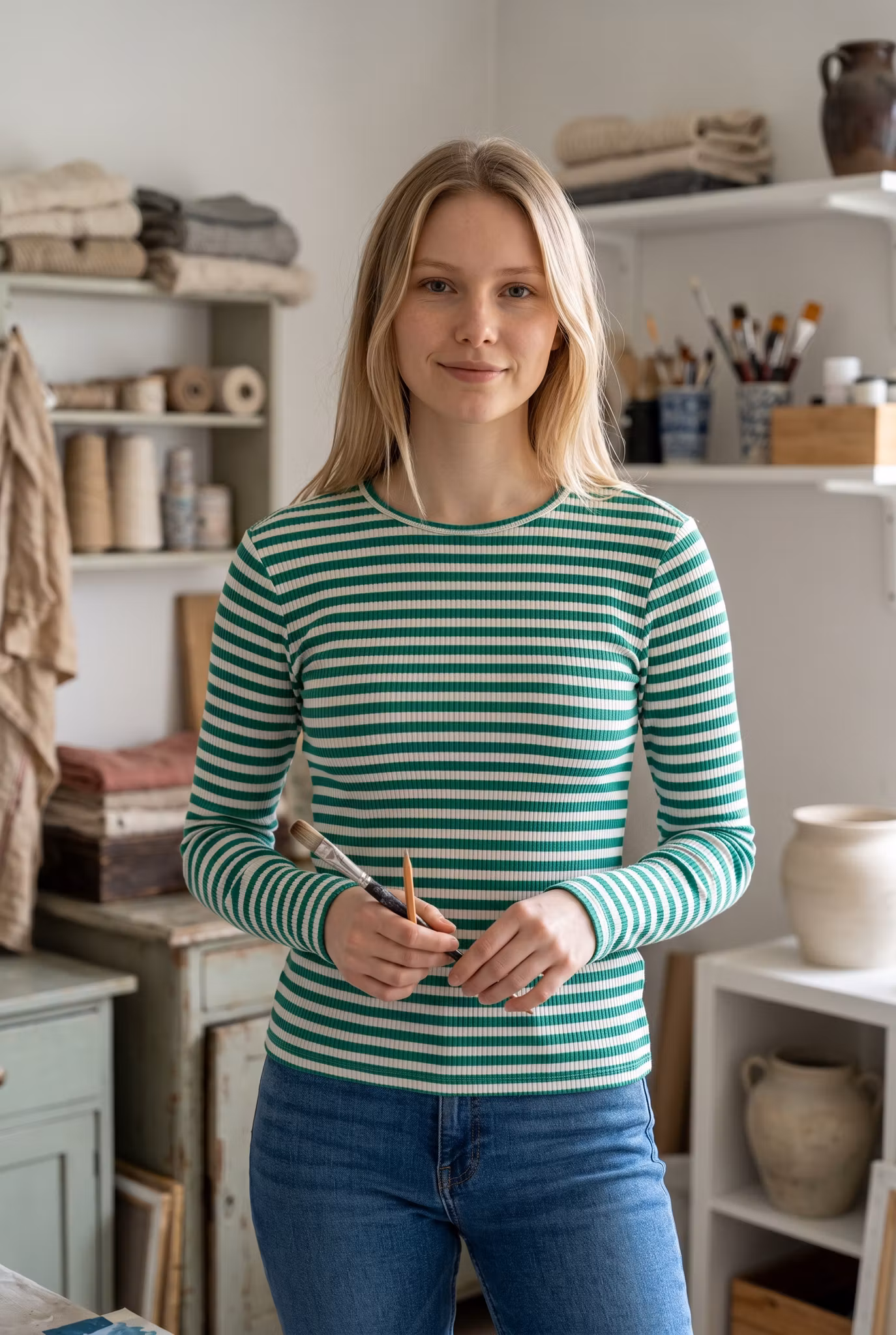 Bluse fra pieces