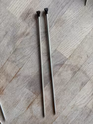 4 mm strikkepinde i aluminium fra Prym
