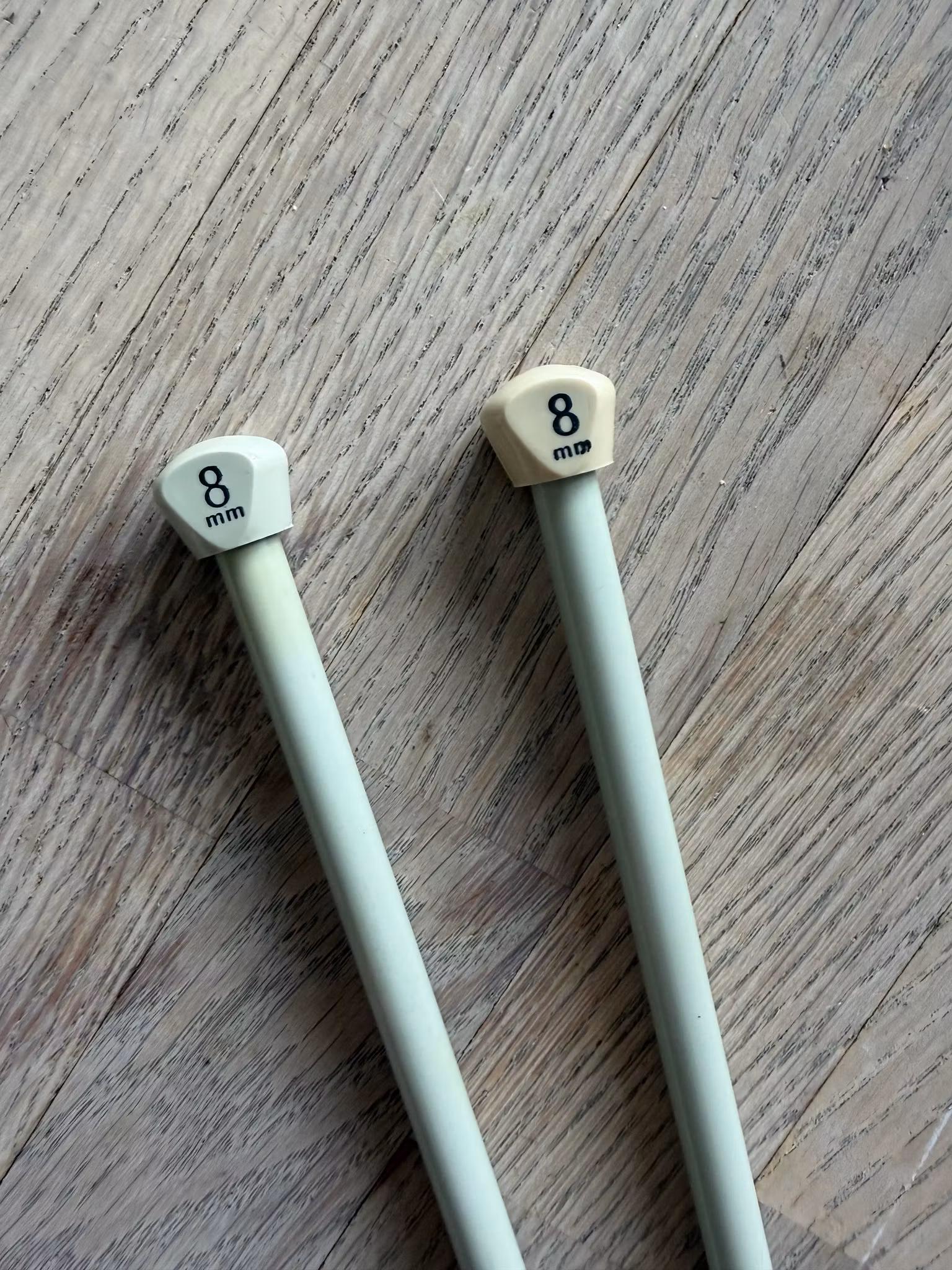 Klassiske Vintage Aero Strikkepinde – Str. 8 mm