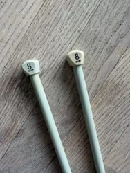 Klassiske Vintage Aero Strikkepinde – Str. 8 mm