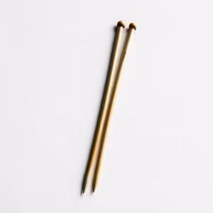 Bambus strikkepinde – 10 mm, ca. 35 cm
