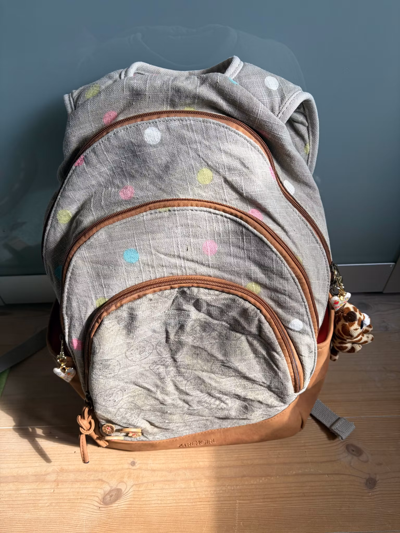 Prikkedrøm – Rummelig rygsæk med charmerende detaljer 🎒🌸