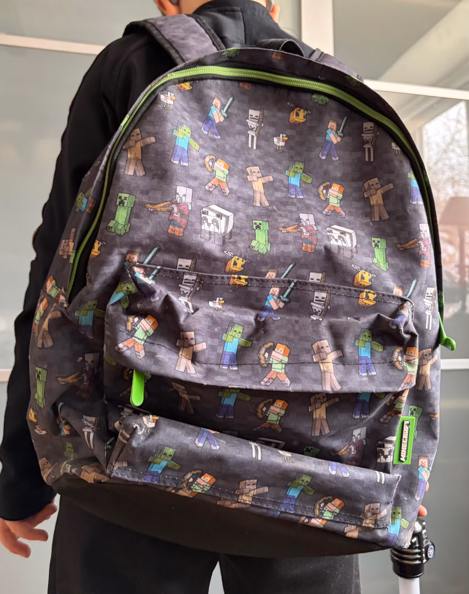 Minecraft skoletaske – klar til nye skoleeventyr