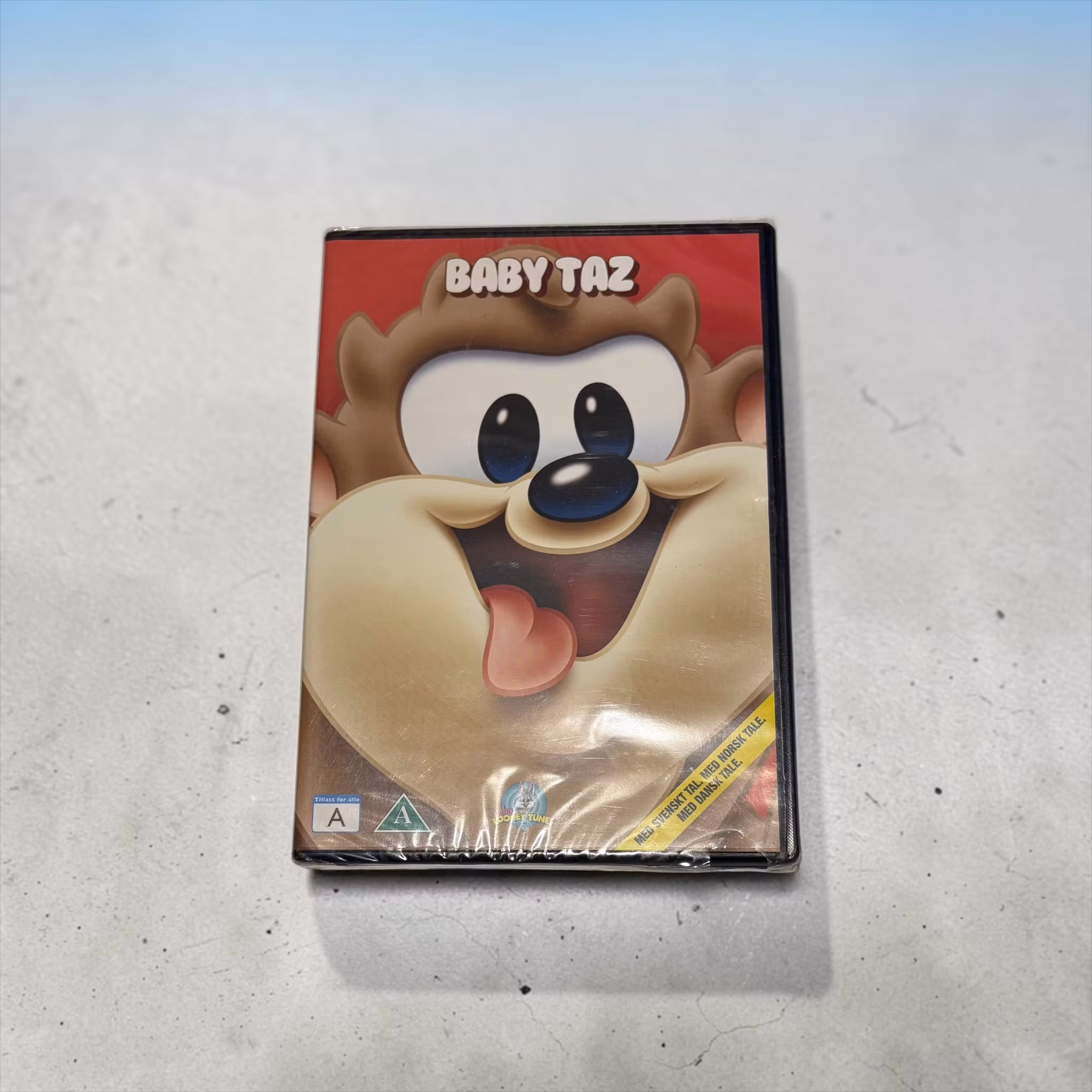 Baby Taz Looney Tunes DVD med dansk tale – forside