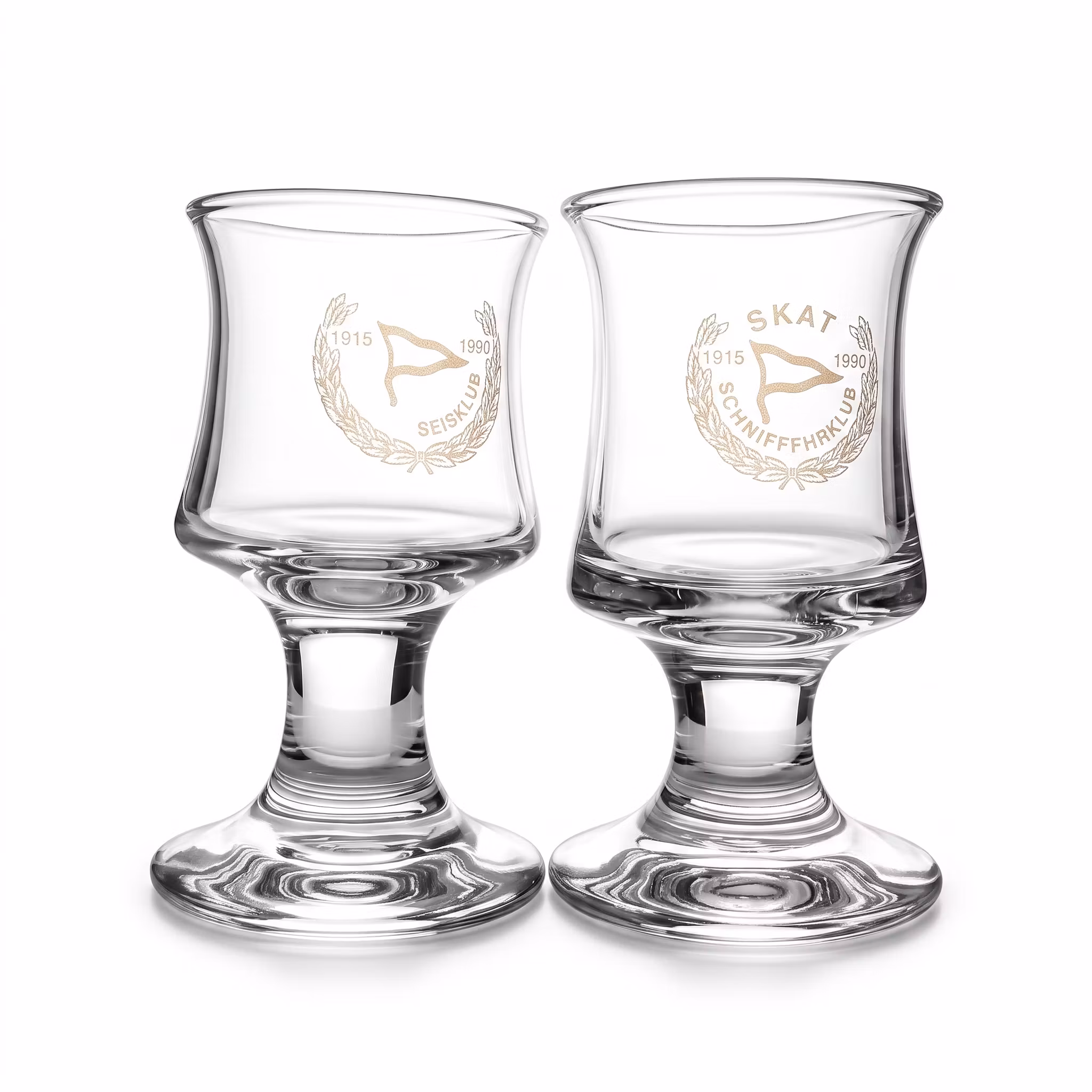 12 Holmegaard Skibsglas – 11 portvinsglas og 1 snapseglas