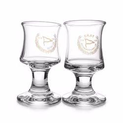 12 Holmegaard Skibsglas – 11 portvinsglas og 1 snapseglas
