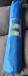 Makano blå læskærm 500 × 140 cm med stænger