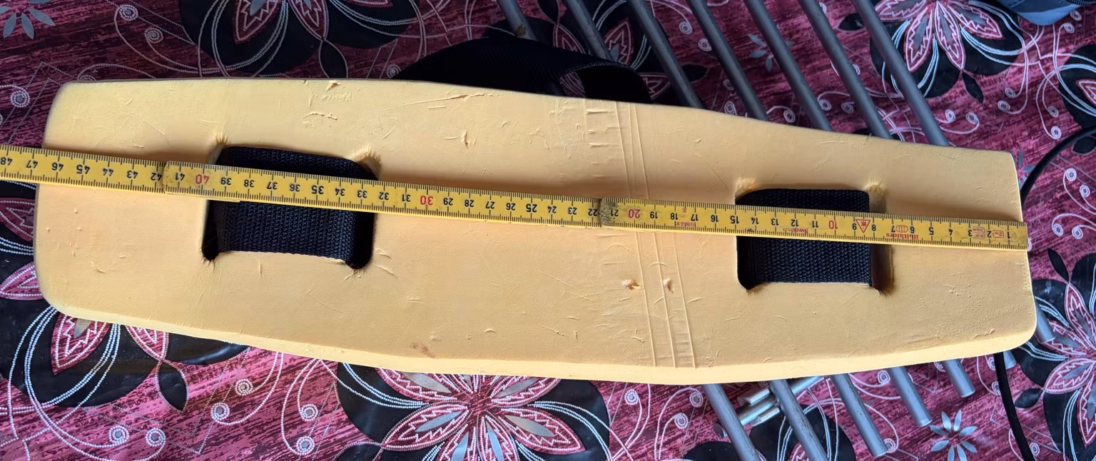 Svømmebælte med målebånd, cirka 48 cm