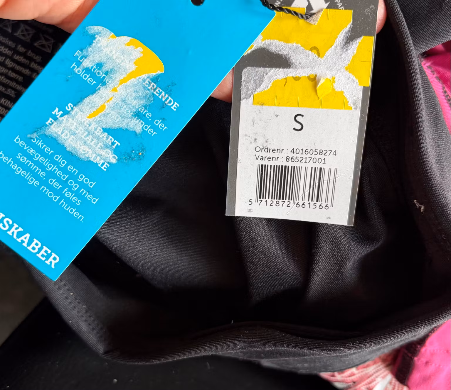 VRS Sport tights, papmærke og størrelse S
