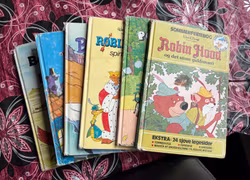 Seks Disney-bøger fra Anders Ands Bogklub – Robin Hood m.fl.