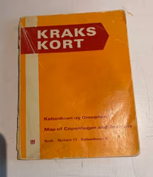 Kraks Kort over København og Omegn 1965