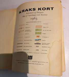 Kraks Kort over København og Omegn 1965