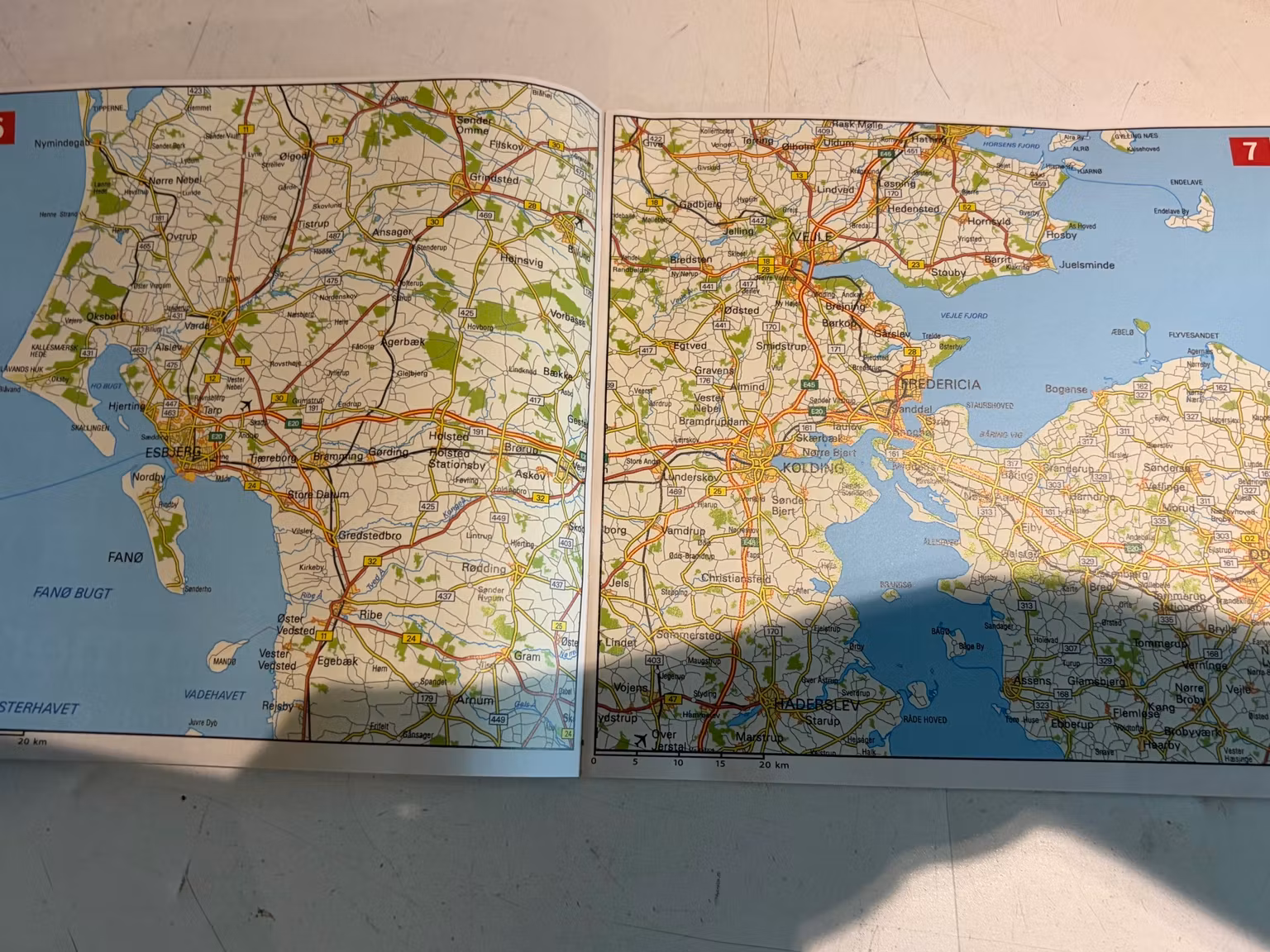 Kraks store Danmarkskort med turistattraktioner – billede 2