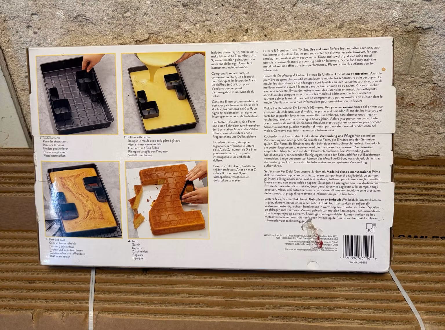Wilton bageform til tal og bogstaver – billede 2