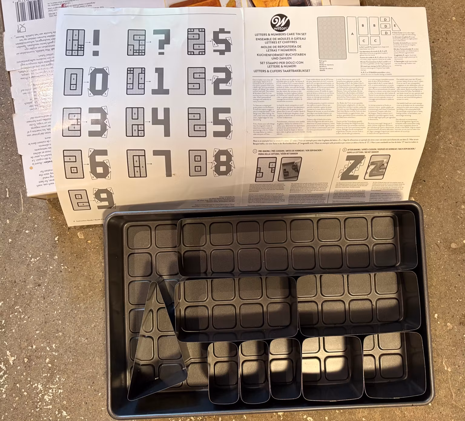 Wilton bageform til tal og bogstaver – billede 3