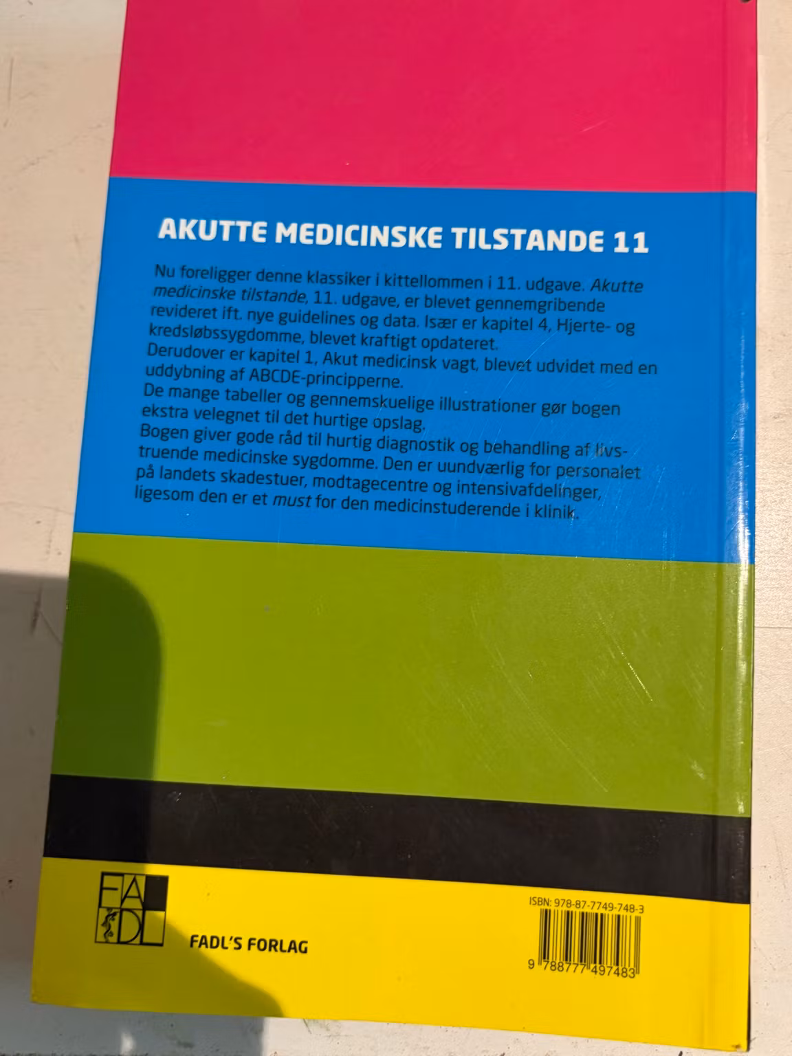 Bagside af Akutte medicinske tilstande, 11. udgave