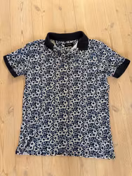 Polo Lindbergh Black – blå og hvid med blomstermønster