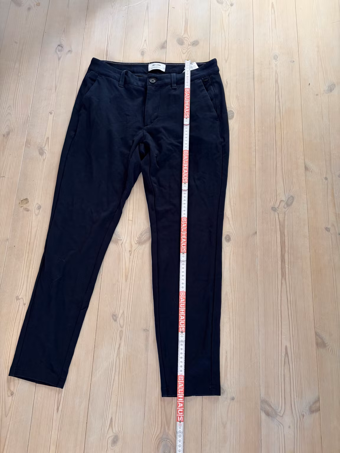 Chinos ONLY & SONS Mark – mørkeblå, W32/L32, benlængde ca. 66 cm