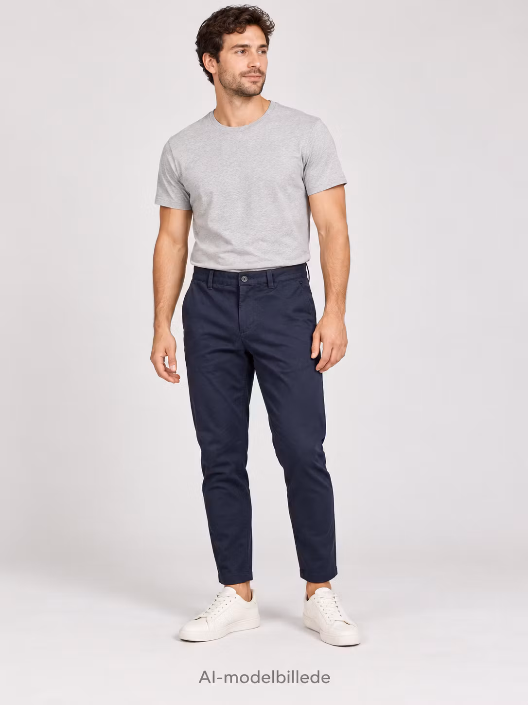 Chinos ONLY & SONS Mark – mørkeblå, W32/L32, benlængde ca. 66 cm