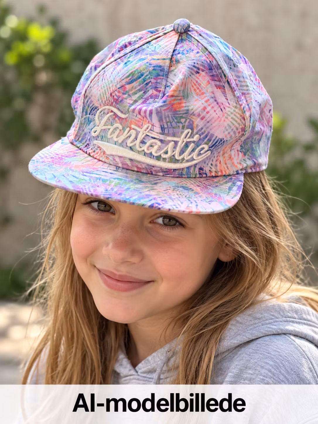 Kasket H&M – pastel med Fantastic, str. 134/152
