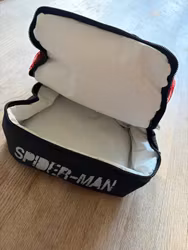 Madtaske Spider-Man rød/sort med to rum