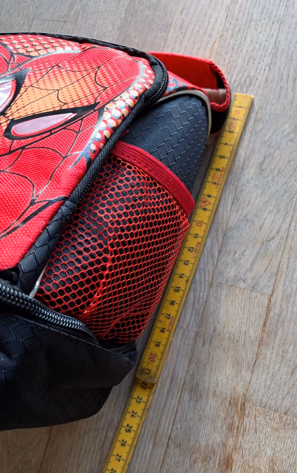 Madtaske Spider-Man rød/sort med to rum