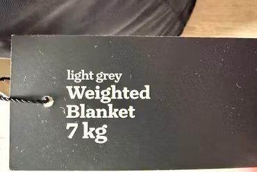 Tyngdedyne SOO lysegrå – 7 kg med betræk og taske