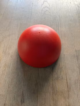 Balancehalvkugler GONGE røde – 2 stk. Ø ca. 15 cm