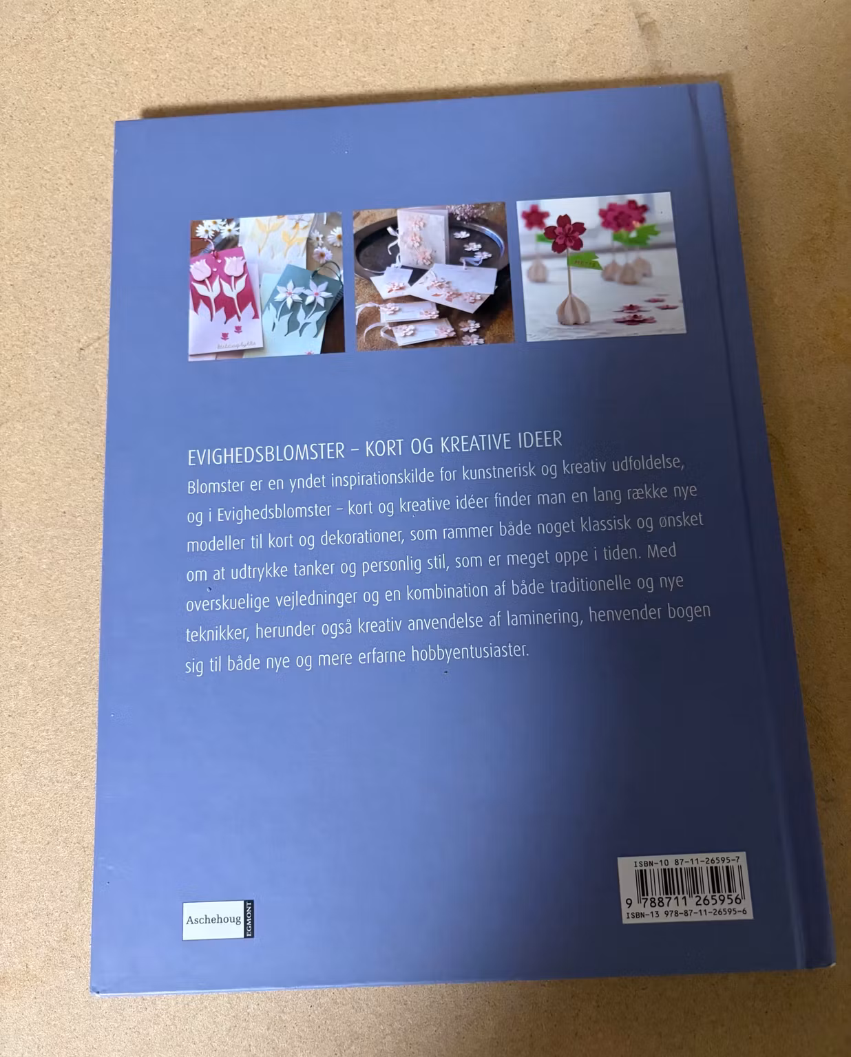 Hobbybog – Evighedsblomster – kort og kreative ideer af Gitte Schou Hansen