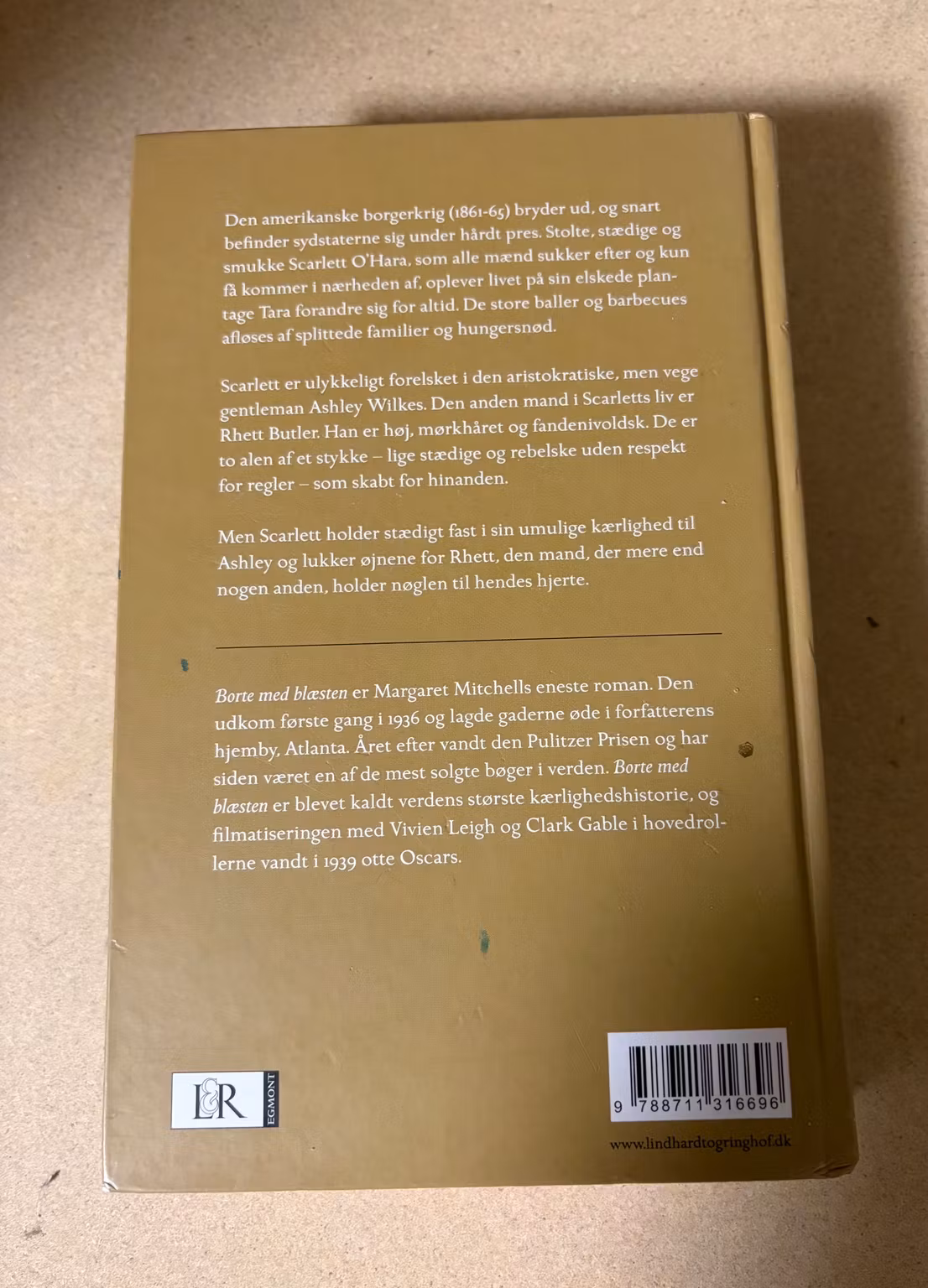 Roman – Borte med blæsten bind 1 af Margaret Mitchell