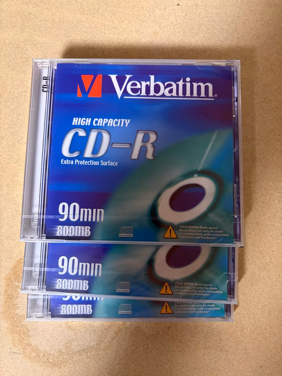 3 Verbatim CD-R 800 MB / 90 min. i etuier