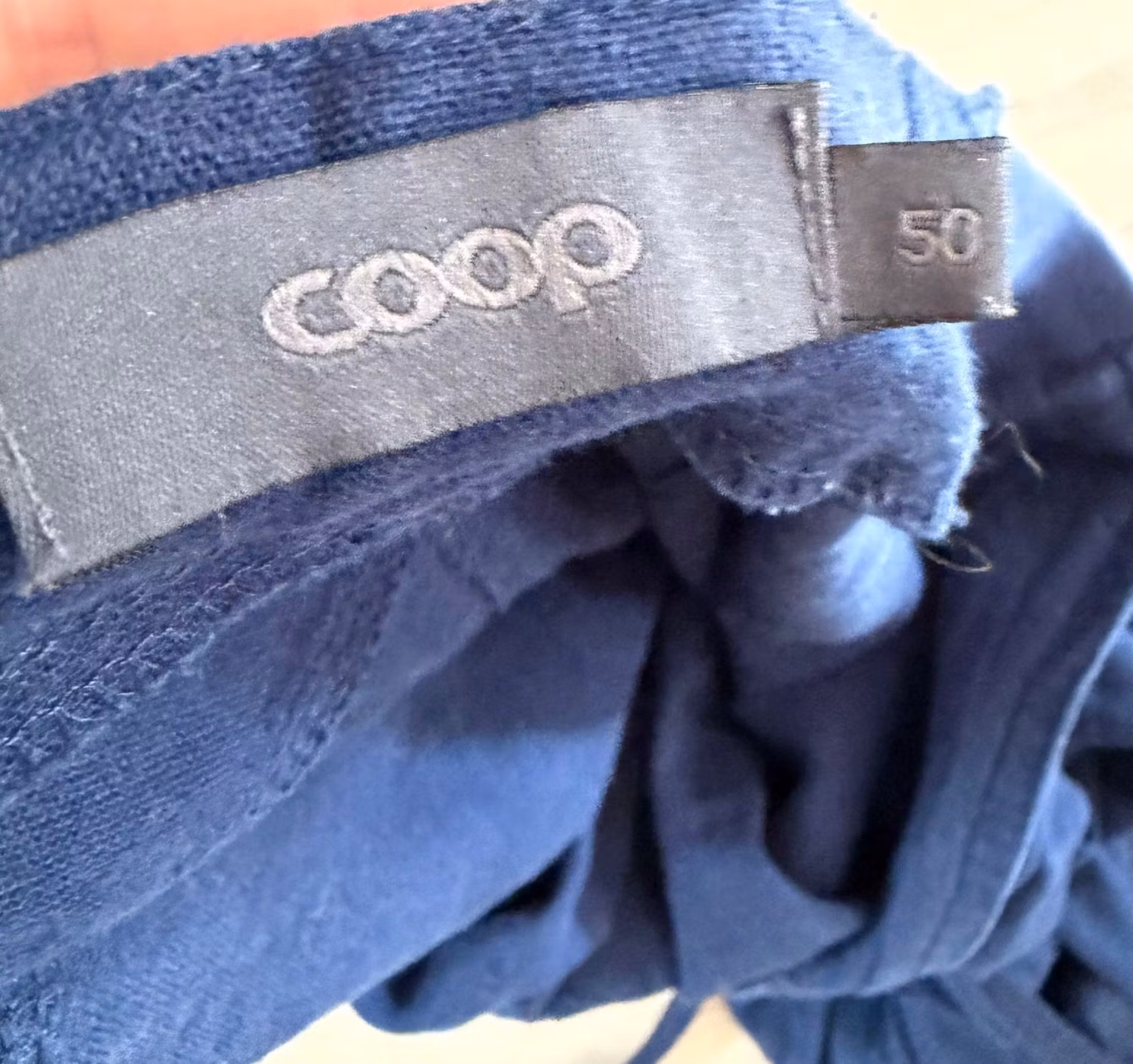 Coop blå capribukser str. 50 – originalfoto 5