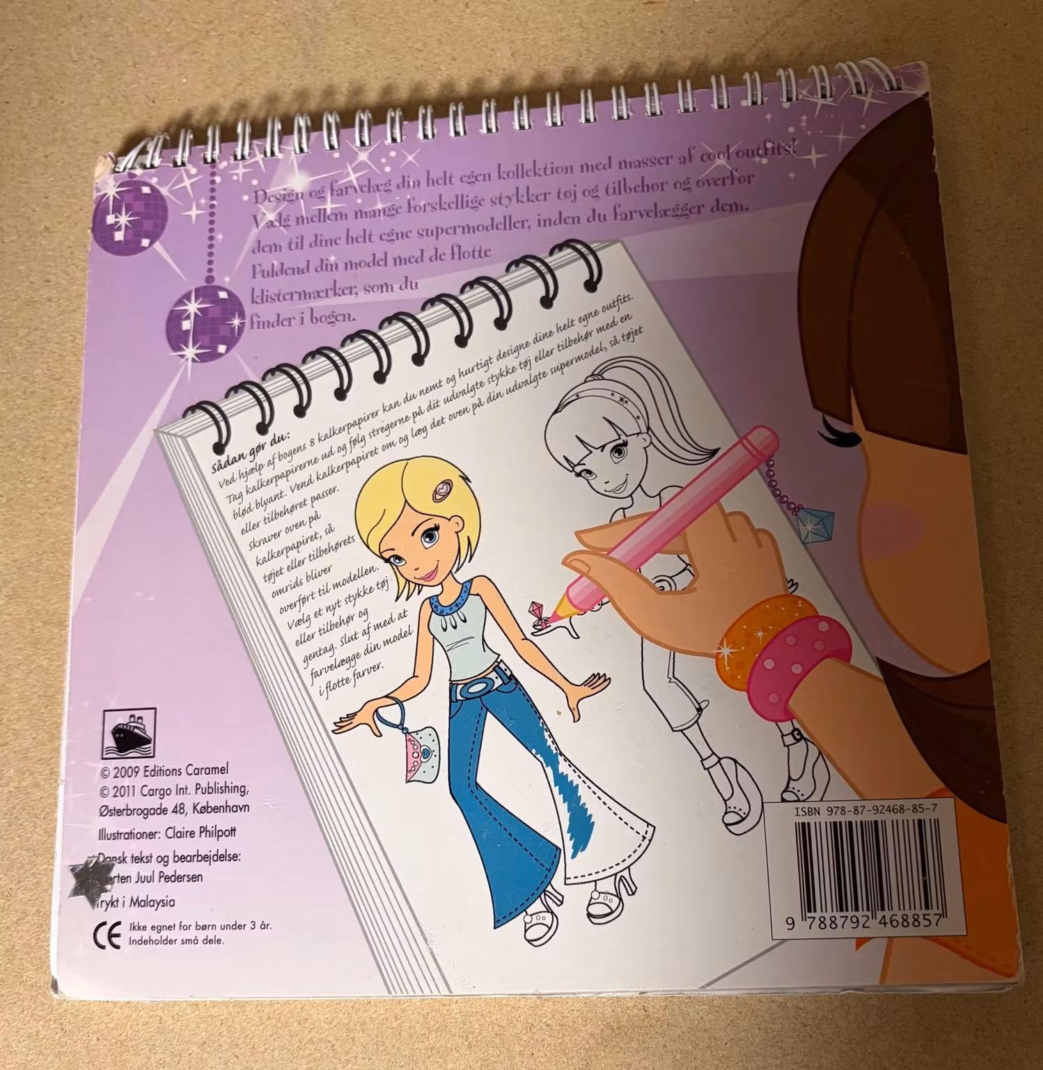 Super Modeller – bagside med ISBN og udgiver