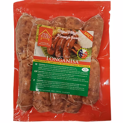 Phil Food - Fläsk Longanisa (stark) 500g