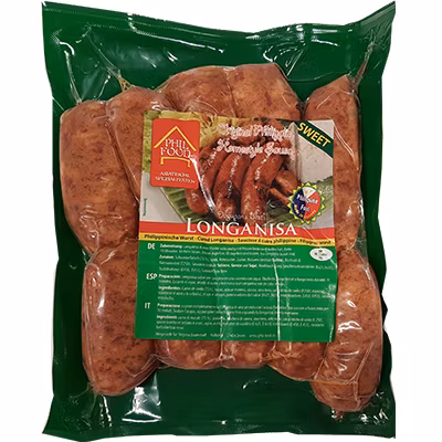 Phil Food - Fläsk Longanisa (söt)  500g