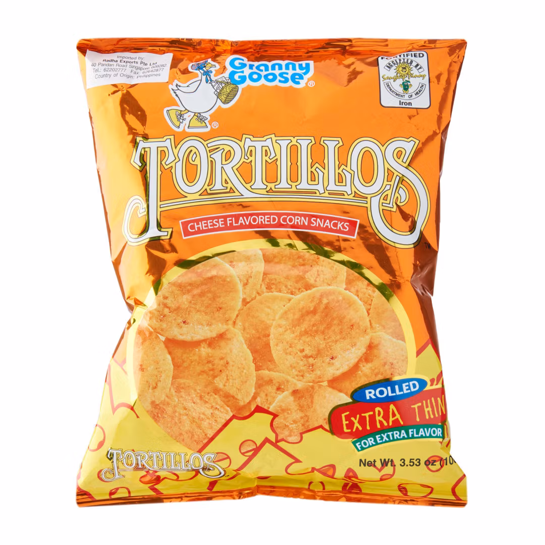Granny Goose - Tortillos Cheddar 100g