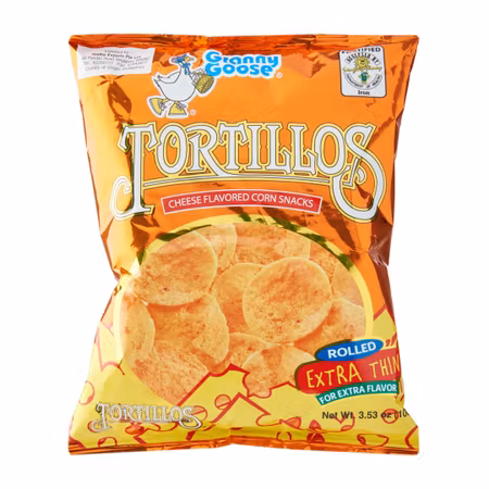 Granny Goose - Tortillos Cheddar 100g