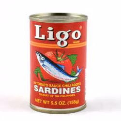 Ligo sardines spicy 155g