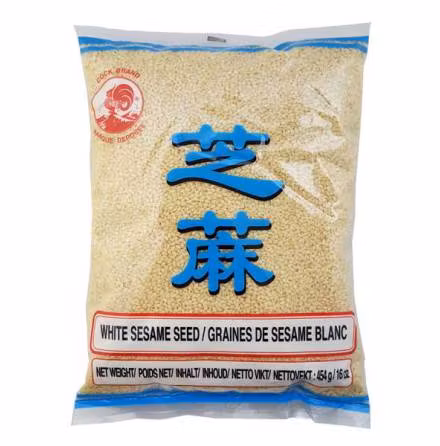 Cock Brand - Vit Sesamfrön 454g