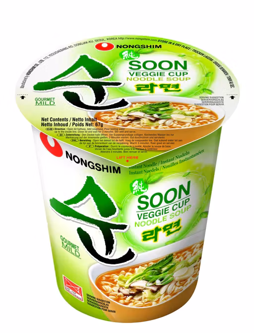 Nongshim - Nudlar I Kopp Vegetable 67g