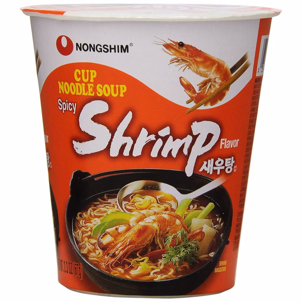 Nongshim - Nudlar I Kopp Spicy Shrimp Flavor 67g