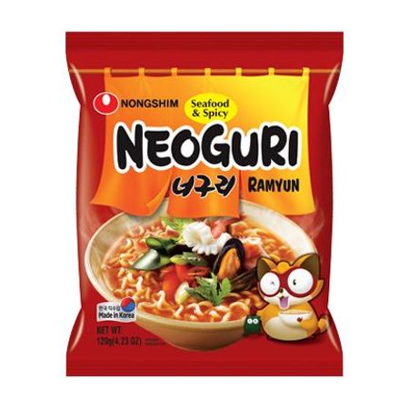 Nongshim - Neoguri Seafood&Spicy Nudlar 120g