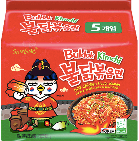 Samyang Buldak Kimchi 5x140g
